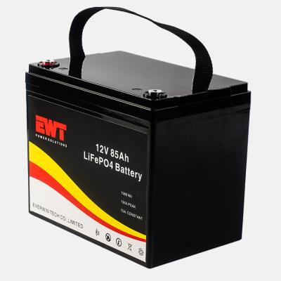 IFR32700 12V Bateria de iões de lítio LiFePO4 para sistemas UPS 12.8V 85Ah Bateria de lítio ferro fosfato
