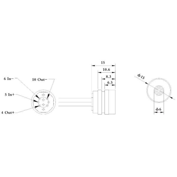 15mm OEM Silicon 316L Stainless Steel Pressure Sensor For Liquid Level Measurement Sensor Cell