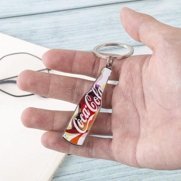 Ouvre-bouteille de sublimation avec porte-clés