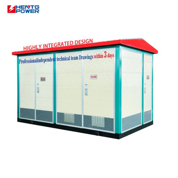 Compact Outdoor Power Station with Oil Immersed Prefabricated Substation 10KV/0.4KV