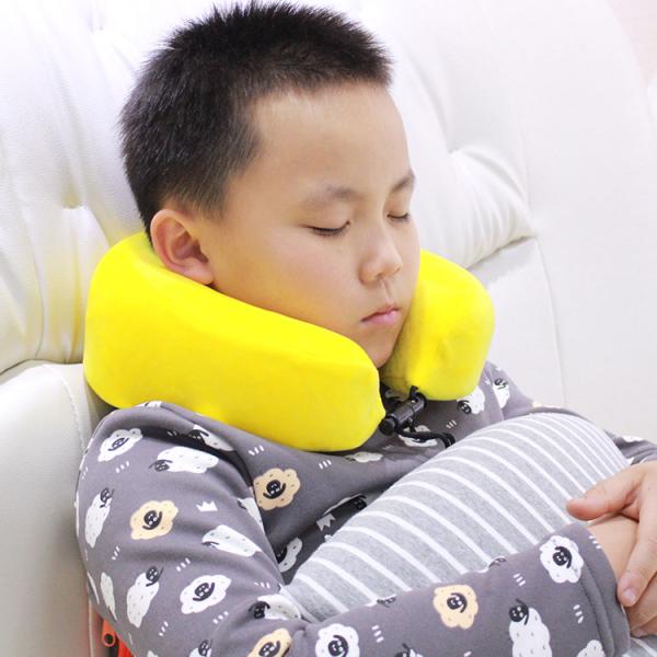 2021 Memory Foam Portable Travel Neck Pillow for Kids Children Neck Support Nap Pillows