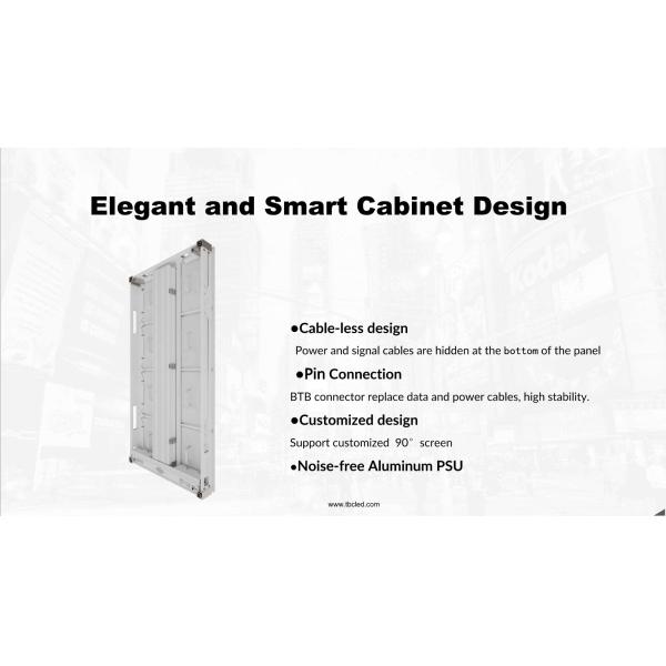 P1.95mm Рекламный светодиодный дисплей экран Прямой настенный монтаж Магнитный фронтальный сервис IP66