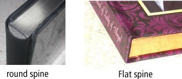 Customized 11x14 Vertical Different Spine / Colour for Edge Photo Album Pages