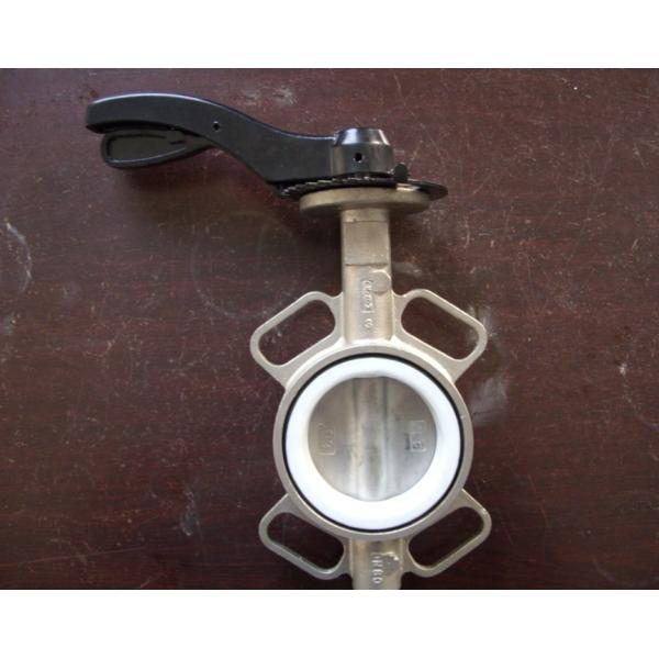 API 609 / ISO 5752 / BS5155 Standard One Shaft Without Pin Type Wafer Butterfly Valve
