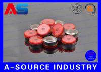 Alumínio Vermelho 20mm Flip Off Cap Química Farmacêutica Alumínio Garrafas Caps aceito personalizado