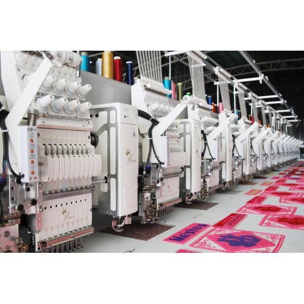 Large Area Embroidery Machine 15 Head 9 Needles Towel Emboidery Machine