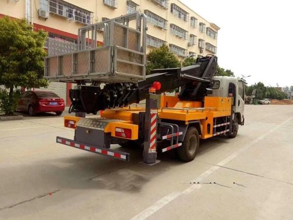 Mobile Aerial Work Truck 20m 22m 24m Telescopic Boom Lift Truck