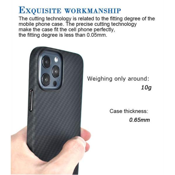 Caja plástica del teléfono de Ring Black Color Aramid Fiber para el iPhone 12 12 favorable