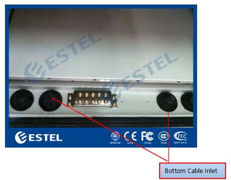 Промышленный на открытом воздухе шкаф батареи UPS, энергосберегающее шкафа базовой станции Rainproof