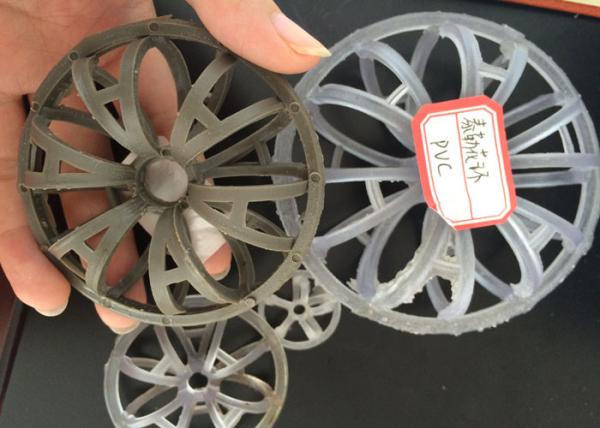 Mass Transfer Efficiency Plastic Tellerette Random Packing Transparent Or Customized Color