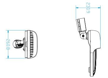 Solar Solar Yard Lights Wider Lighting Area Intelligent Motion Sensor 1700-2500lm