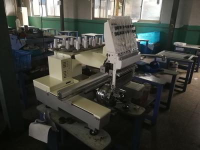 Single Head 15 Needles Embroidery Machine For Clothing 50 / 60Hz