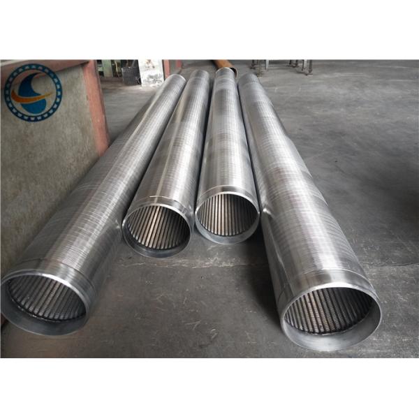 Downhole de aço inoxidável tubo entalhado com as extremidades rosqueadas do homem de M60×1.5mm