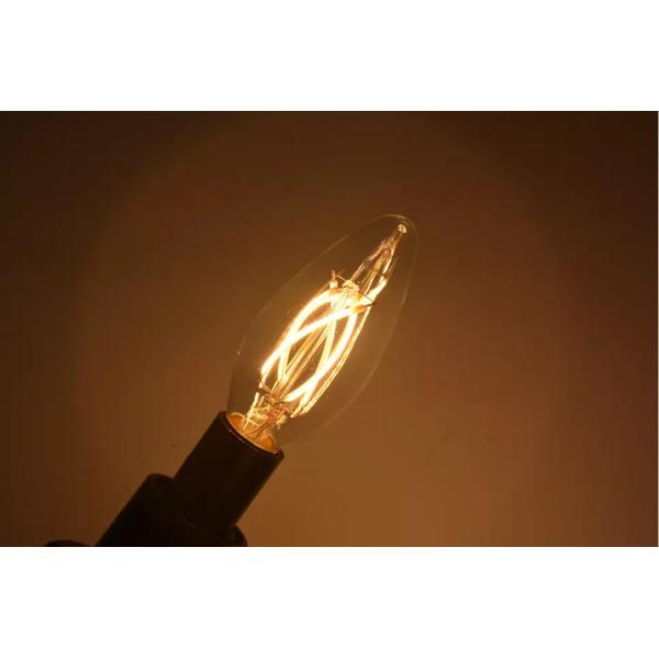 High Light Efficiency E14 Dimmable LED Candle Bulb C35 for Better Color Rendering
