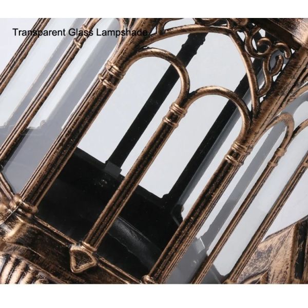 Retro Outdoor Waterproof Antirust E27 Wall Lamp Garden Gateway wall Sconce(WH-VR-123)