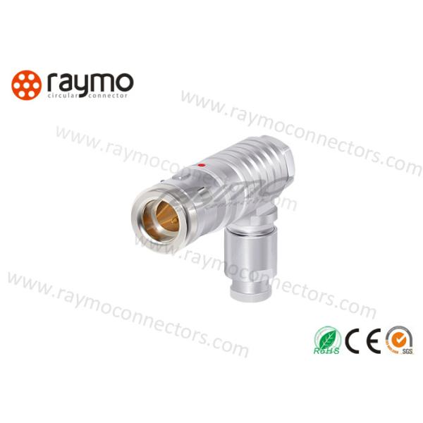 IP68 Elbow Male Waterproof Male Female Connector High Electrical Conductivity