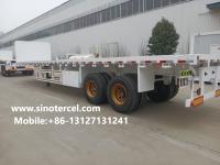 Semiremolque de 2 ejes de banco plano Solución definitiva para las necesidades de transporte de carga pesada