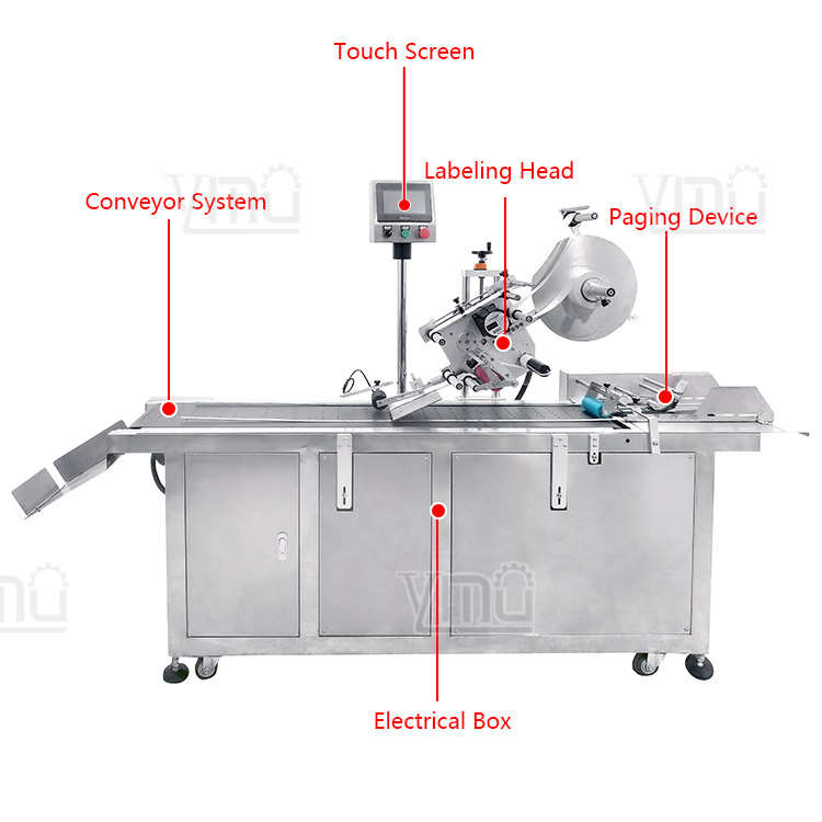 Full Automatic Self Adhesive Labeling Machine Pouch Labeling Machine for PE Bags and Vacuum Bags Labeller