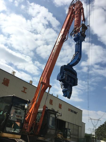 OEM Excavator Piling Boom Customized Excavator Piling Boom and Arm 1Year Warranty