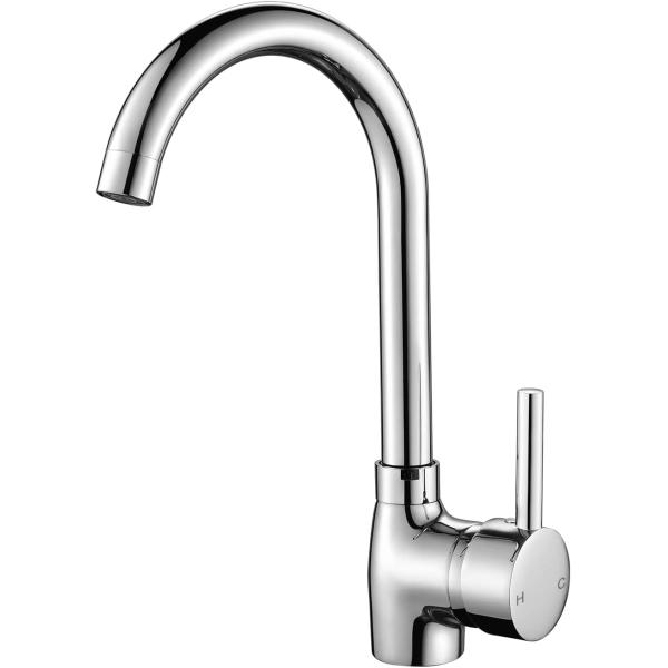 CLASSIC Style Kitchen Faucet Deck Mounted with 360 Degree Rotation and Stainless Steel