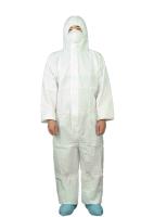 Bata protectora química microporosa disponible respirable Type5/6 para la pintura Spary