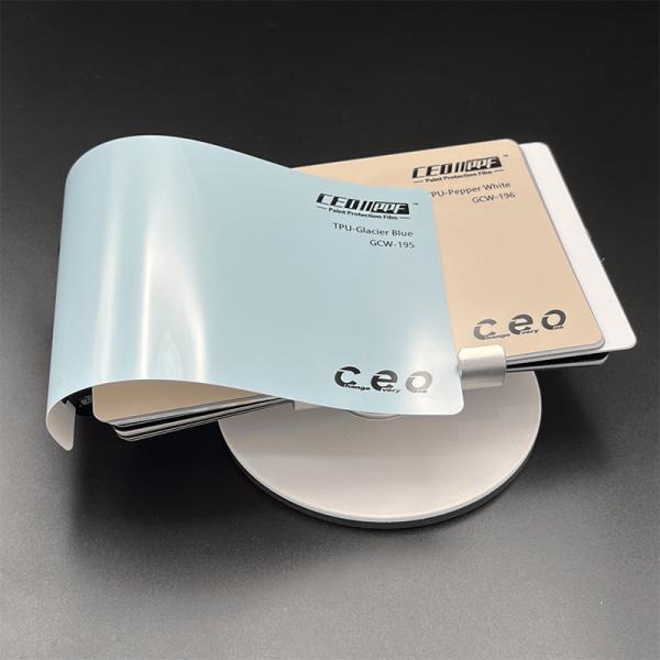 1.52м х 15м TPU Ледник Синий 6.5мл Автомобильный цвет PPF Фильм