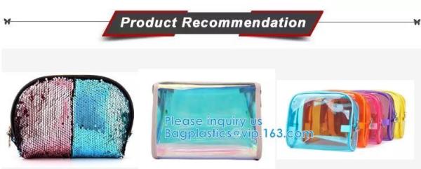 Slider Zipper Pvc Pouch Clear Vinyl Pvc EVA Swimwear Packaging Bikini Swimwear Bag Zipper Storage Bag