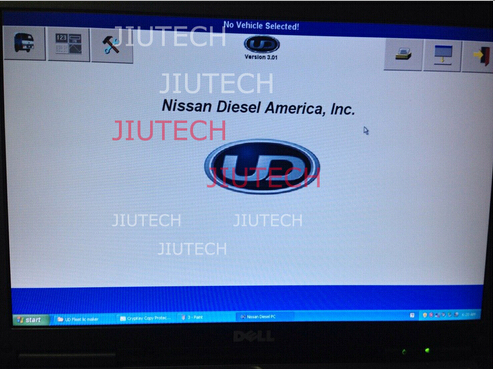 Компьтер-книжка полного комплекта E6420 блока развертки сверхмощной тележки Nissan UD диагностическая