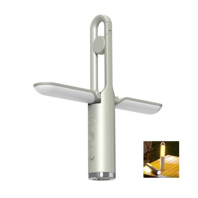 500LM Rechargeable Camping Lights Folding LED Rechargeable Flashlight Waterproof