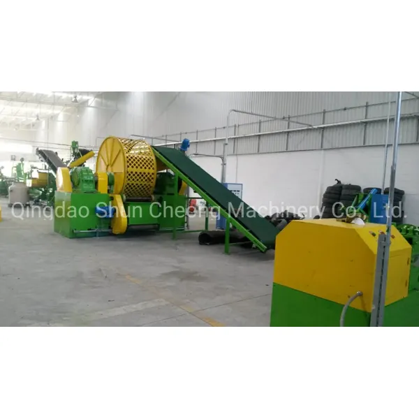 Waste Tire shredder Machine Tire Rubber Granulator Scrap Tire Shredder