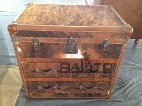 classical old style fur leather household case furniture