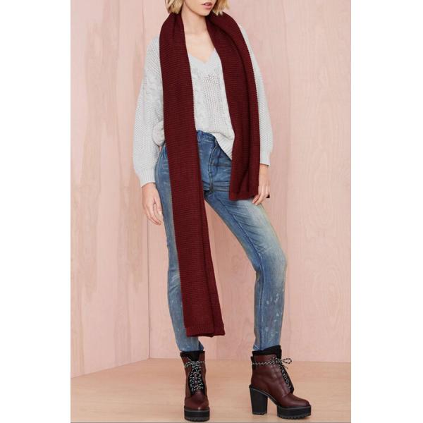 wholesale winter stylish knitted scarf