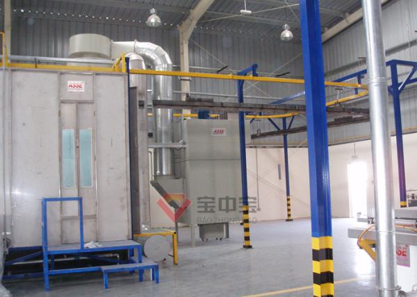 Linha de revestimento automática grande do pó da sala de pó do remoinho em Singapura