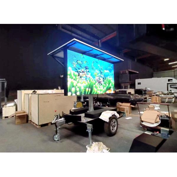 Аренда Алюминиевого высококачественного изготовления для наружного использования P4.81 Мобильный грузовик светодиодный дисплей, 250*250 мм модуль