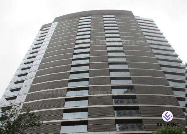 Curtain Wall Aluminium Windows And Doors Low - E Glass For Office Building