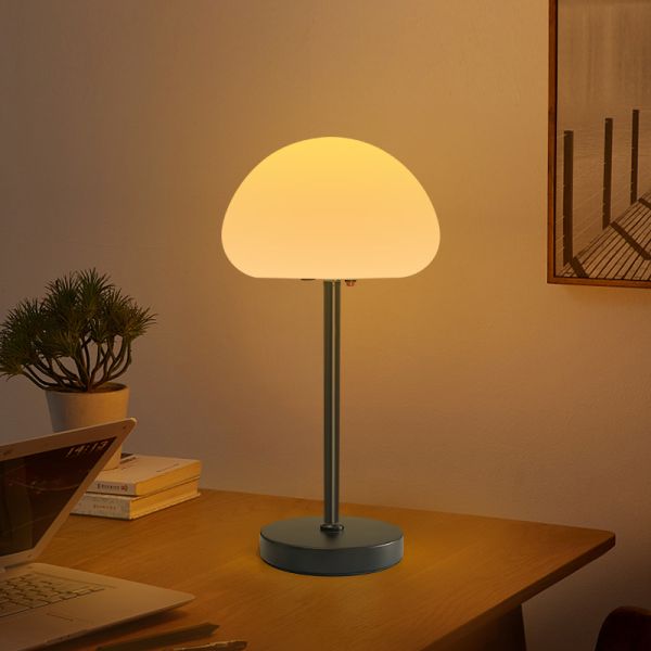 Rechargeable LED Mushroom Table Lamp for Restaurant & Ambient Lighting
