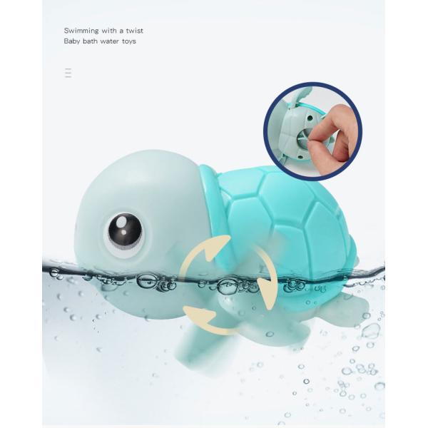 Water Bath Toy for Toddlers 1-3 Years Old Cute Animal Clockwork Bathtub Swimming Pool