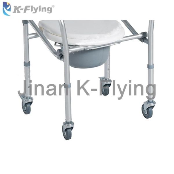 Steel Lage Capacity Medical Rehabilitation Equipment Disabled Elderly Toilet Chair