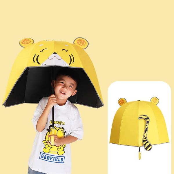 67cm Diameter Cartoon Helmet Umbrella Manual Open Cute Design for Girls UV and Windproof