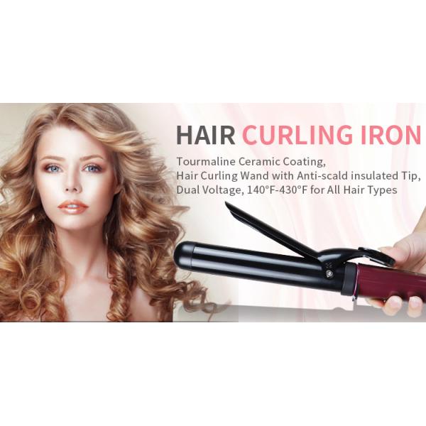 Инструмент волос MeStar горячий, утюг турмалина керамический завивая с дисплеем СИД