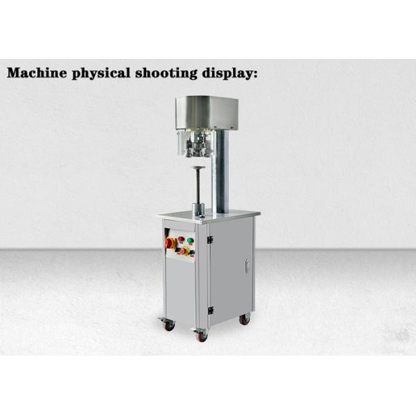 Semi Automatic Manual Beer Tin Pop Cans Sealing Machine 750W 23cans/Min