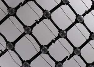 Ip67 Waterproof Outdoor Flexible Scrolling LED Mesh Display Transparent Grid
