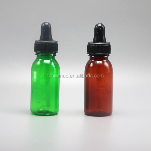 Reactivo Médico Botella de aceite esencial de plástico PET de 60 ml con diseño estéril y logotipo personalizado