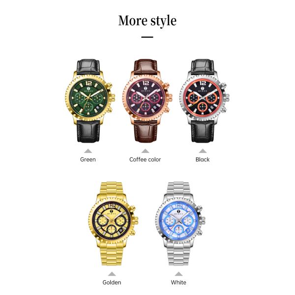 Business Gold/silver Quartz Watch · OEM/ODM | 5ATM Water Resistant