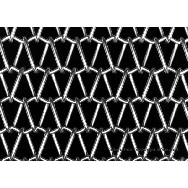 Banda transportadora espiral de la malla de alambre 35*50m m de JIS para el transporte de la comida