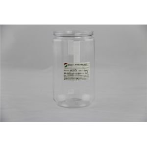 Cylindre en plastique transparent