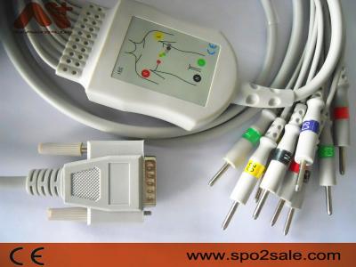 Nihon Kohden compatível Direto-conecta o cabo do ECG - BA-903D