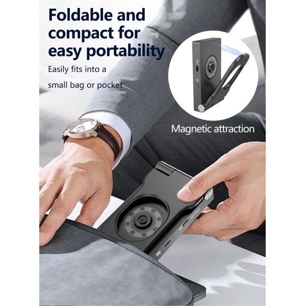 Digital Square Screen Vision Machine 4 Gear Magnification with Multi-light Source Memory Card Support