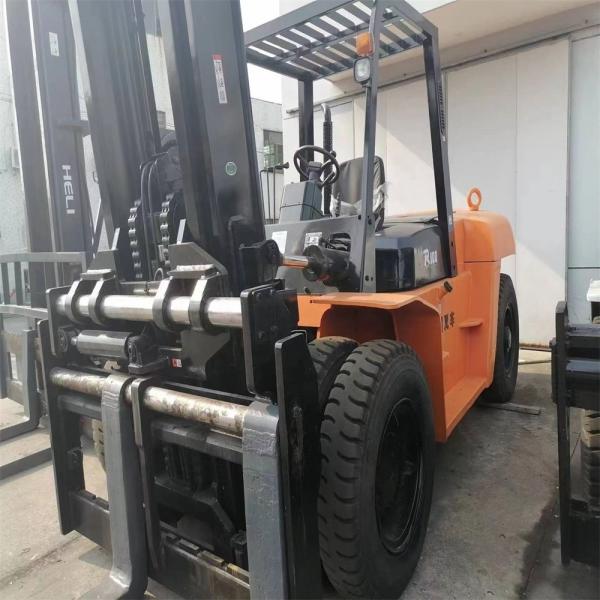 Used Hangzhou R100 10 Ton Forklift for and Easy Operation in Shanghai Market