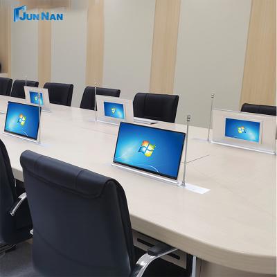 Estação de elevação de monitores LCD de computadores ultrafinos